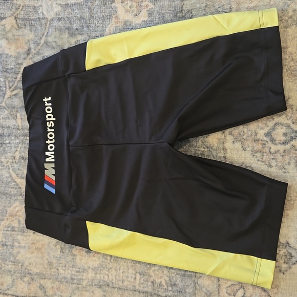 Puma BMW Emblem Black Shorts  Sz S NWOT - Picture 2 of 4